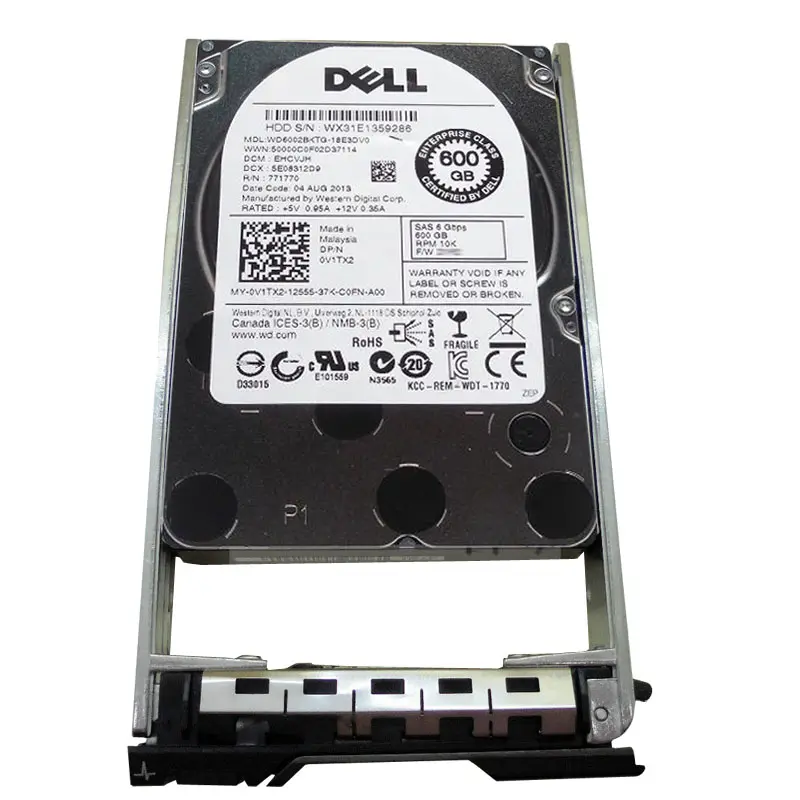 WD6002BKTG-18E3DV0.jpg Dell - 600GB 10K SAS 6.0Gbps 2.5" 32MB Cache Hard Drive - WD6002BKTG-18E3DV0 - Image 1