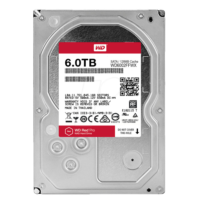 Western Digital - 6TB 7.2K SATA 6.0Gbps 3.5" 128MB Cache Hard Drive - WD6002FFWX