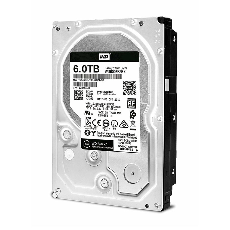 Western Digital - 6TB 7.2K SATA 3.5" Hard Drive - WD6003FZBX