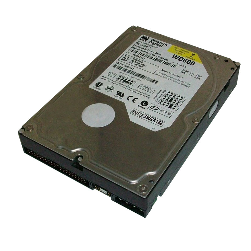 Western Digital - 60GB 5.4K IDE 3.5" 2MB Cache Hard Drive - WD600AB