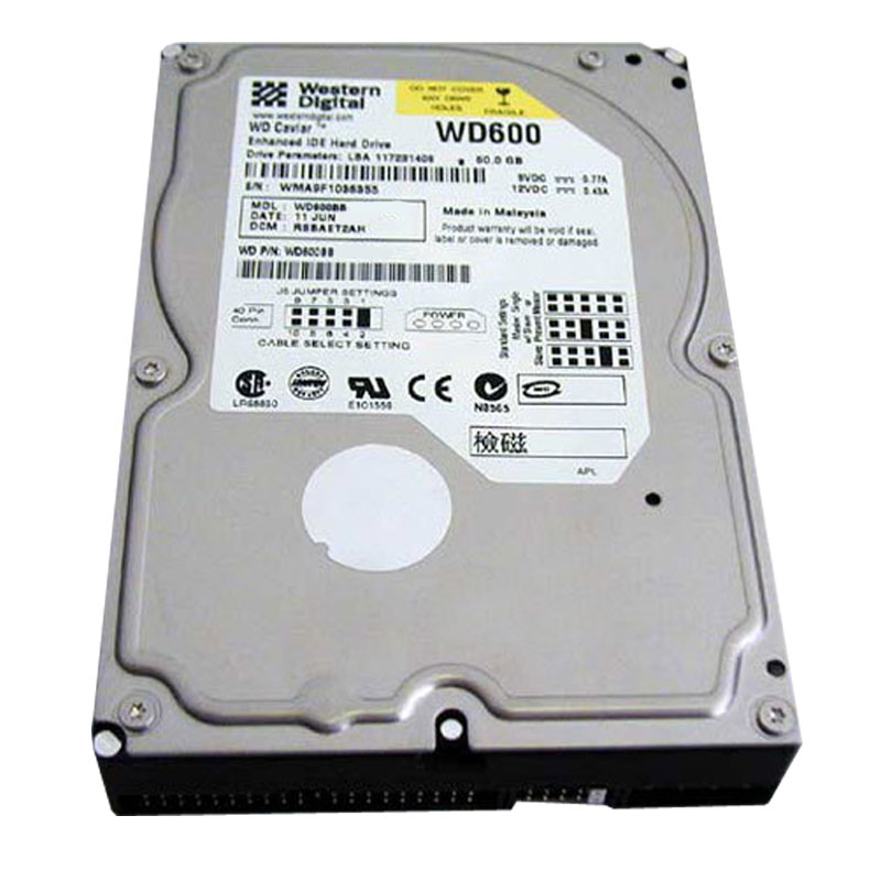 Western Digital - 60GB 7.2K IDE 3.5" 2MB Cache Hard Drive - WD600BB