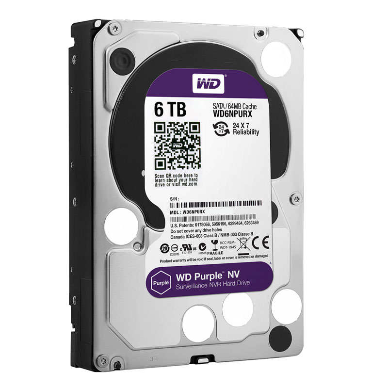 Western Digital - 6TB IntelliPower SATA 6.0Gbps 3.5" 64MB Hard Drive - WD6NPURX