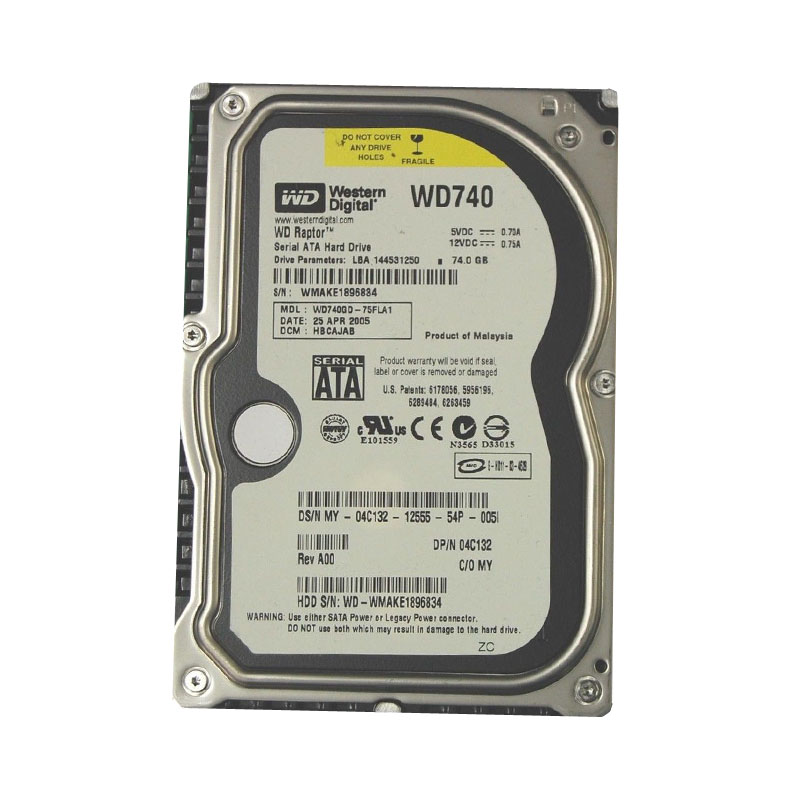 Dell - 74GB 10K SATA 3.5" Hard Drive - WD740