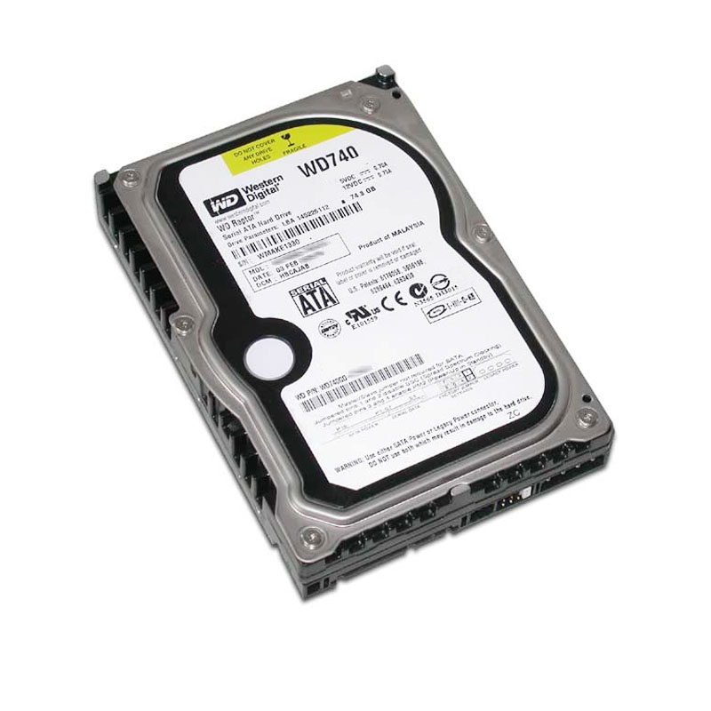Western Digital - 74.3GB 10K SATA 3.5" 8MB Cache Hard Drive - WD740GB