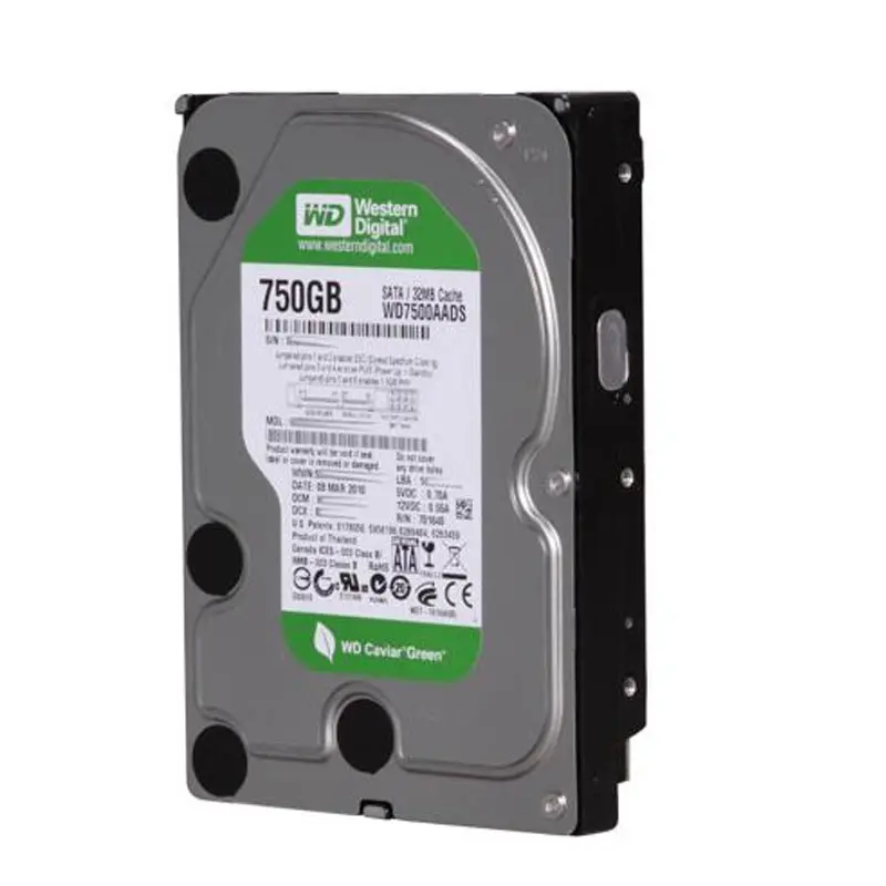 WD7500AADS.jpg Western Digital - 750GB IntelliPower SATA 3.0Gbps 3.5" 32MB Hard Drive - WD7500AADS - Image 1