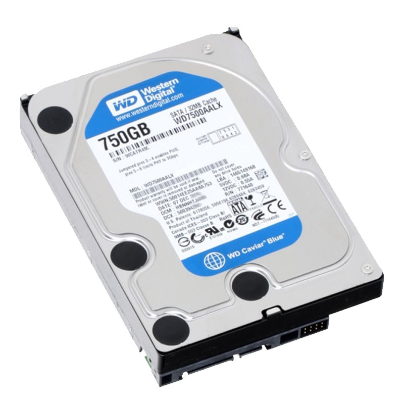 WD7500AALX.jpg Western Digital - 750GB 7.2K SATA 6.0Gbps 3.5" 32MB Hard Drive - WD7500AALX - Image 1