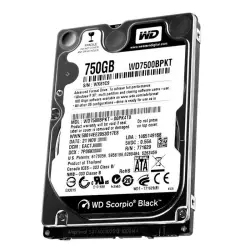 Western Digital - 750GB 7.2K SATA 3.0Gbps 2.5" 16MB Hard Drive - WD7500BPKT-00PK4T0