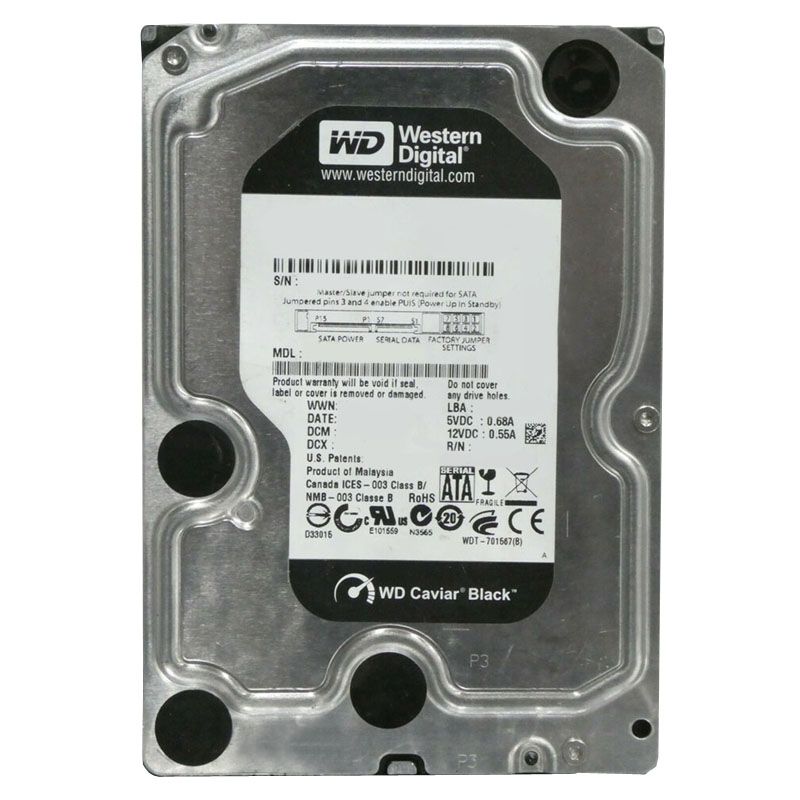Western Digital - 750GB 5.4K SATA Hard Drive - WD7500BPVT-24HXZ-02