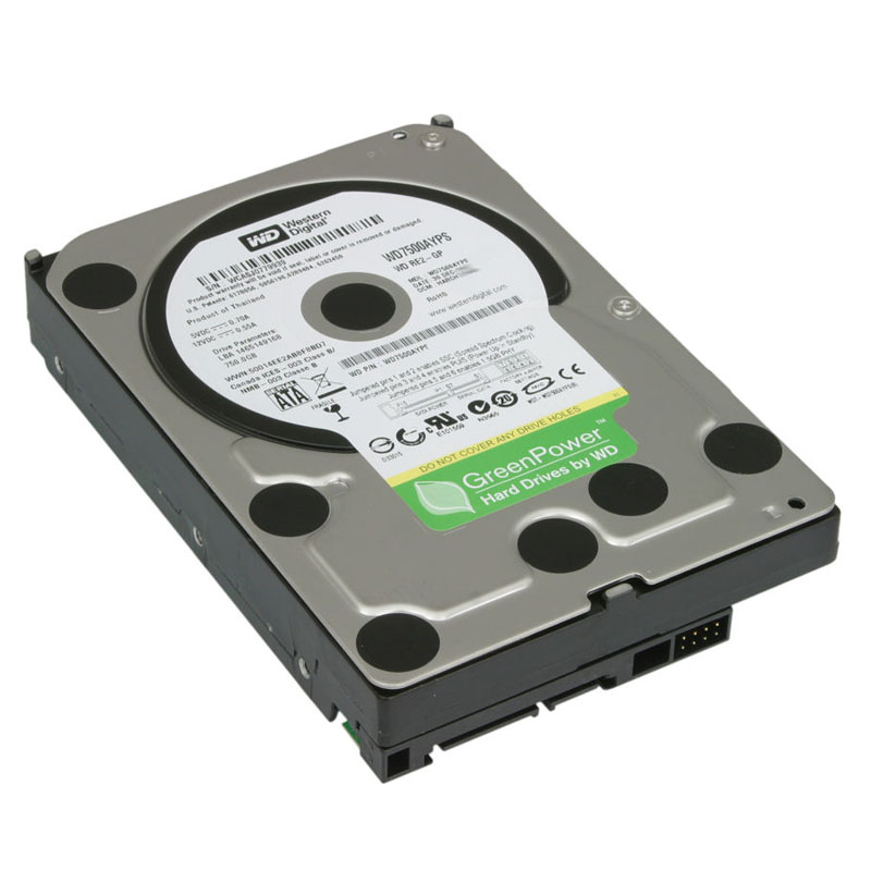 Western Digital - 750GB IntelliPower SATA 3.0Gbps 3.5" 16MB Hard Drive - WD7501AYPS