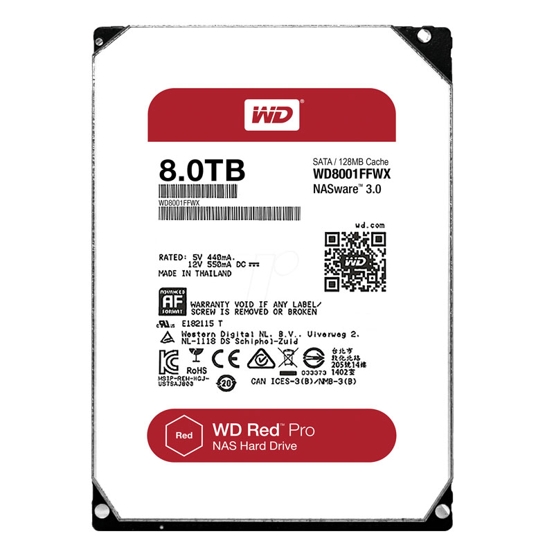 Western Digital - 8TB 7.2K SATA 6.0Gbps 3.5" 128MB Cache Hard Drive - WD8001FFWX