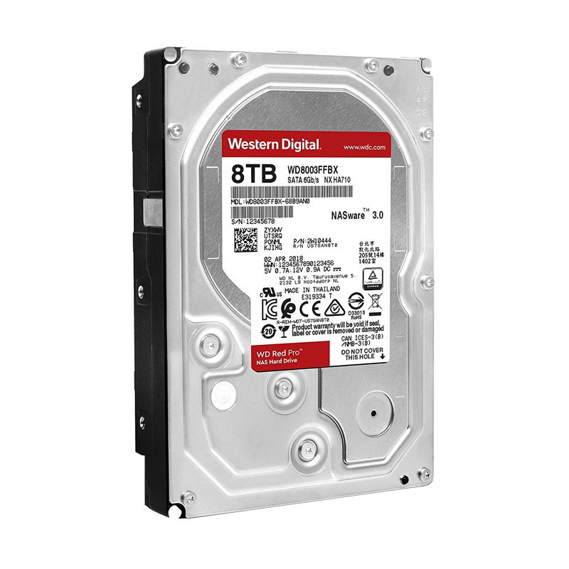 Western Digital - 8TB 7.2K SATA 6.0Gbps 3.5" 256MB Cache Hard Drive - WD8003FFBX