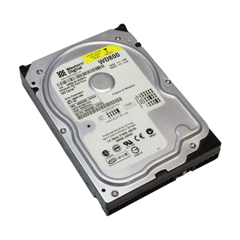 Western Digital - 80GB 7.2K IDE 3.5" 2MB Cache Hard Drive - WD800BB-00FRA0