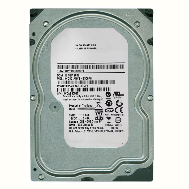 Western Digital - 80GB 7.2K SATA 3.5" Hard Drive - WD801ABYS-23C0A0