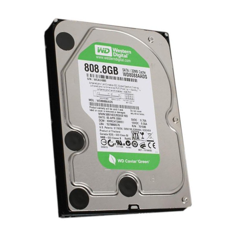 Western Digital - 808.8GB 7.2K SATA 3.0Gbps 3.5" 32MB Hard Drive - WD8088AADS