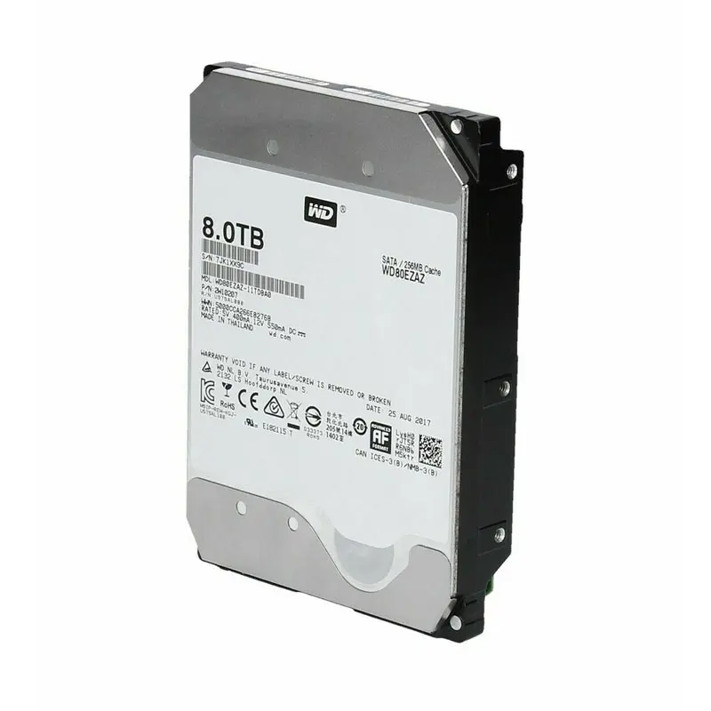WD80EZAZ.jpg Western Digital - 8TB 5.4K SATA 6.0Gbps 3.5" 256MB Cache Hard Drive - WD80EZAZ - Image 1