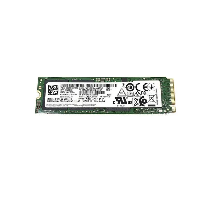 WD87X.jpg Dell - 512GB PCIe SSD - WD87X - Image 1