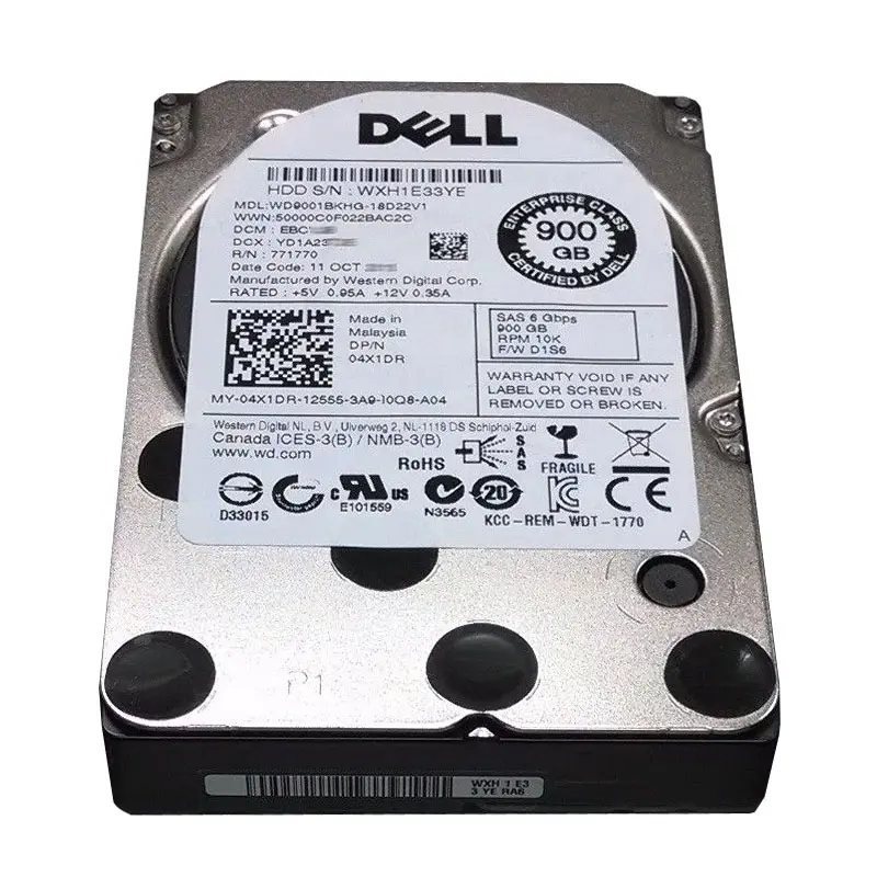 WD9001BKHG-18D22V1.jpg Western Digital - 900GB 10K SAS 6.0Gbps 2.5" 32MB Cache Hard Drive - WD9001BKHG-18D22V1 - Image 1