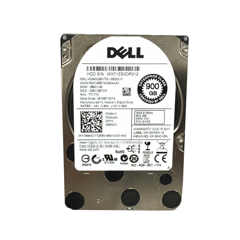Western Digital - 900GB 10K SAS 2.5" Hard Drive - WD9002BKTG-18E3DV0