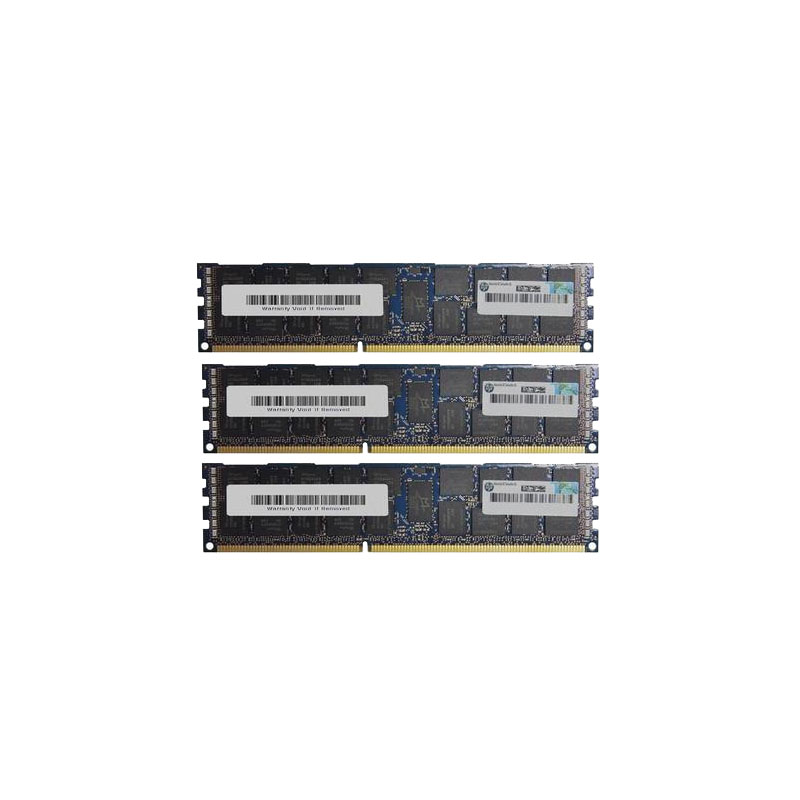 HP - 12GB 3x4GB DDR3 PC3-10600 ECC Registered Memory - WD952AV