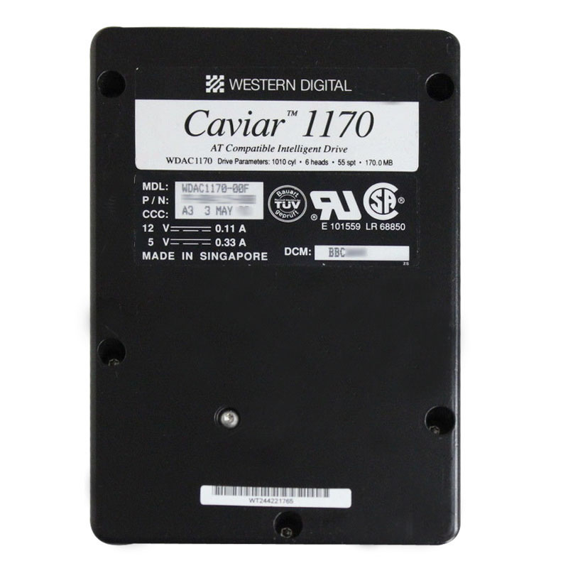 Western Digital - 170MB IDE 3.5" Hard Drive - WDAC1170-00F