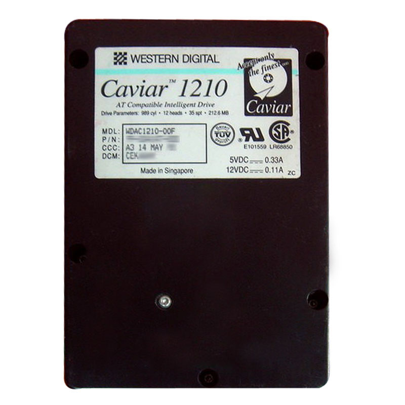 Western Digital - 212.6MB IDE 3.5" 128KB Cache Hard Drive - WDAC1210-00F