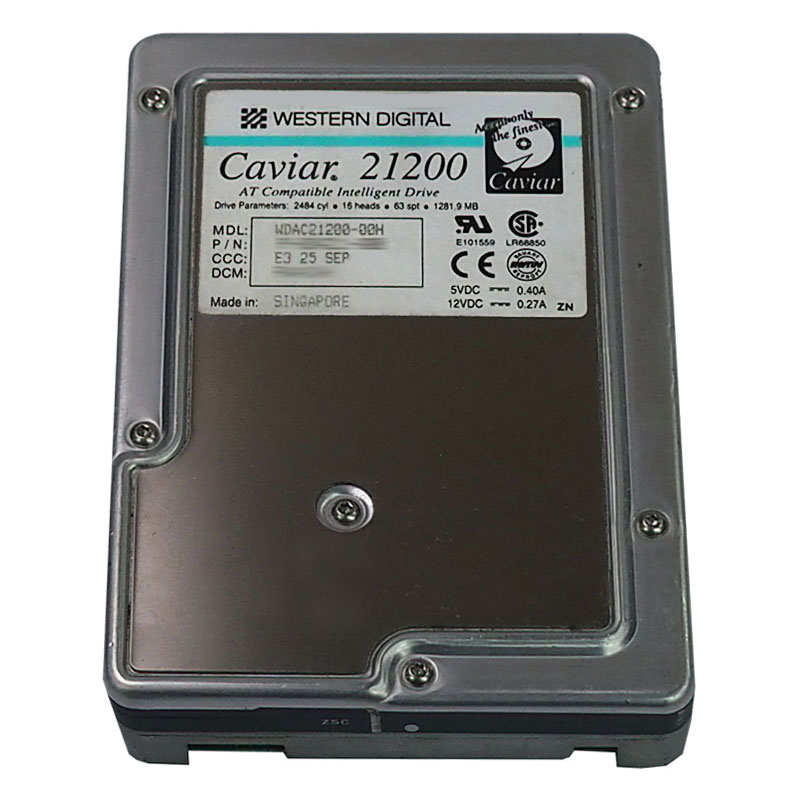 Western Digital - 1.2GB 5.2K IDE 3.5" 128KB Cache Hard Drive - WDAC21200-00H