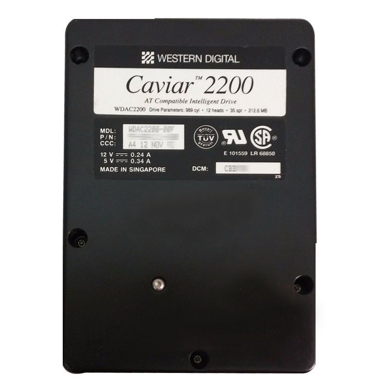 Western Digital - 212MB 3.6K IDE 3.5" 64KB Cache Hard Drive - WDAC2200-00F