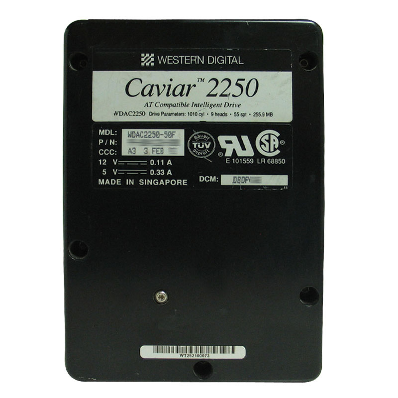 Western Digital - 255MB 3.2K PATA 3.5" 32KB Cache Hard Drive - WDAC2250-50F