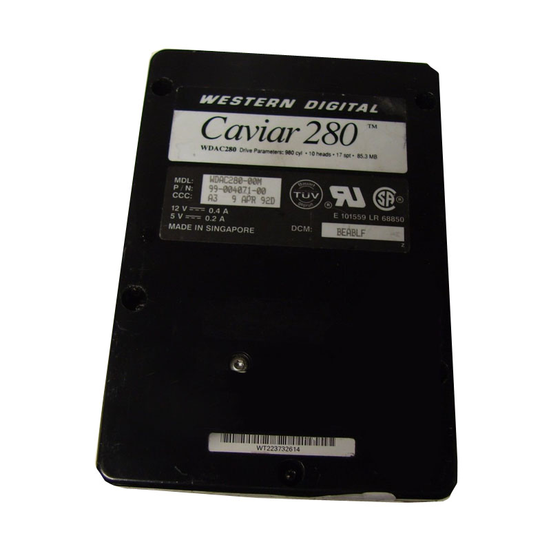 Western Digital - 85.3MB IDE Hard Drive - WDAC280-00M