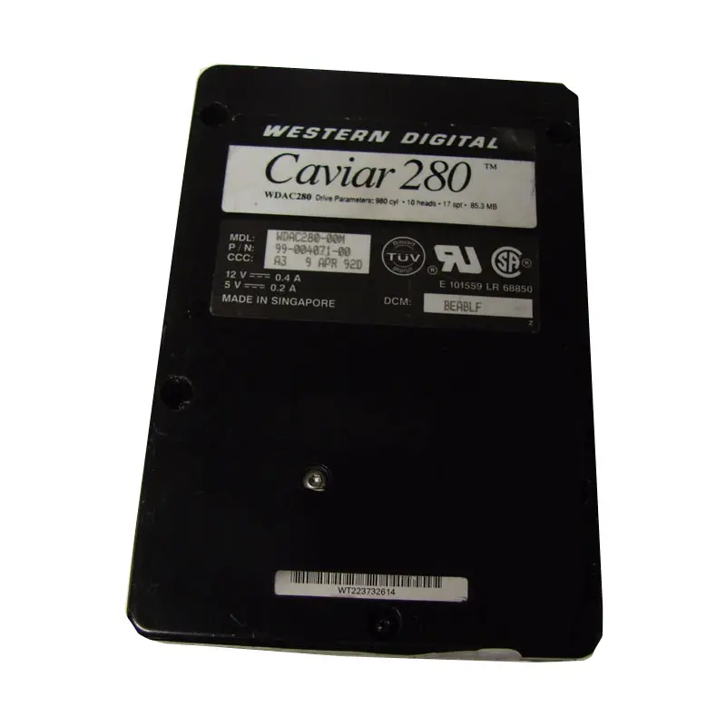WDAC280-00M.jpg Western Digital - 85.3MB IDE Hard Drive - WDAC280-00M - Image 1