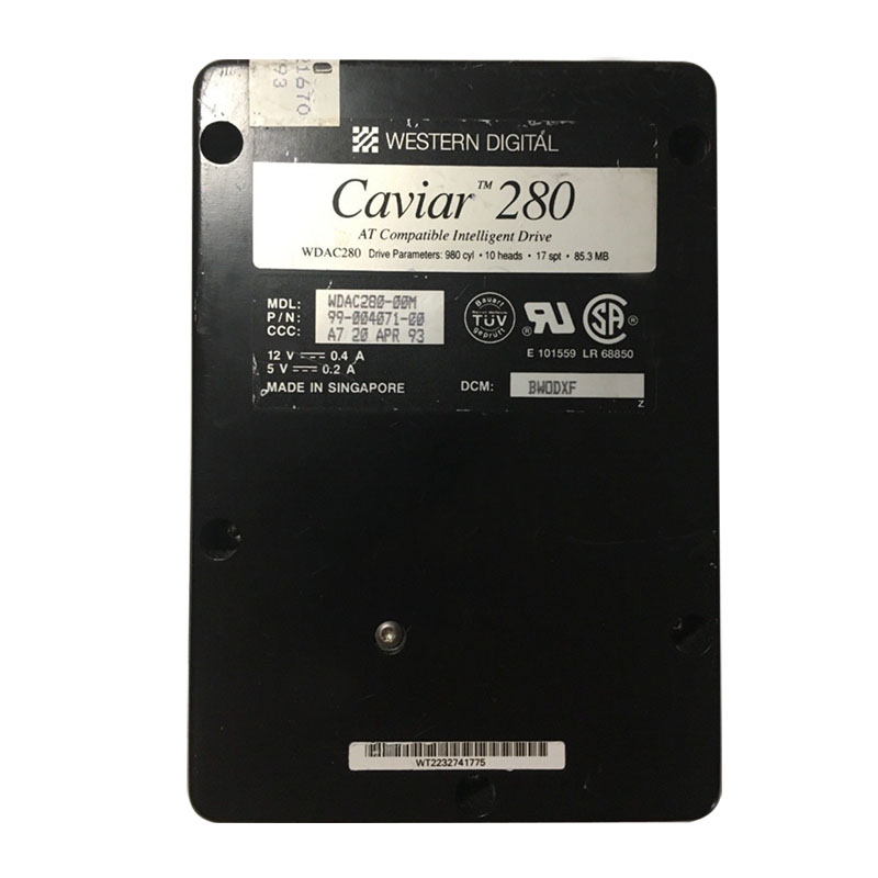 Western Digital - 85MB IDE Hard Drive - WDAC280