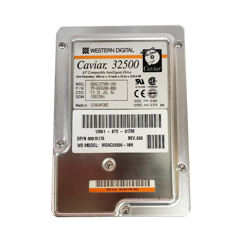 Western Digital - 2.5GB IDE 3.5" Hard Drive - WDAC32500-18H