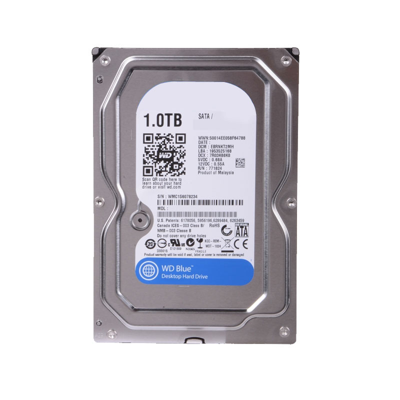 Western Digital - 1TB 7.2K SATA 3.5" Hard Drive - WDBH2D0010HNC-NRSN