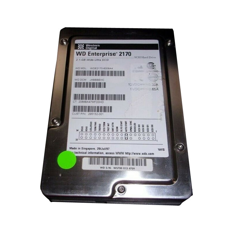 Western Digital - 2.1GB Ultra Wide SCSI 3.5" Hard Drive - WDE2170-6008A4