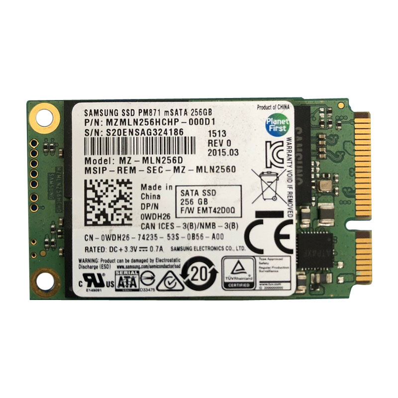 Dell - 256GB mSATA SSD - WDH26
