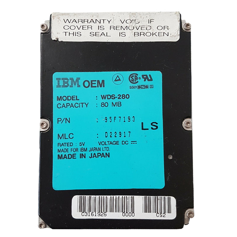 IBM - 80MB SCSI 2.5Inch Hard Drive - WDS-280
