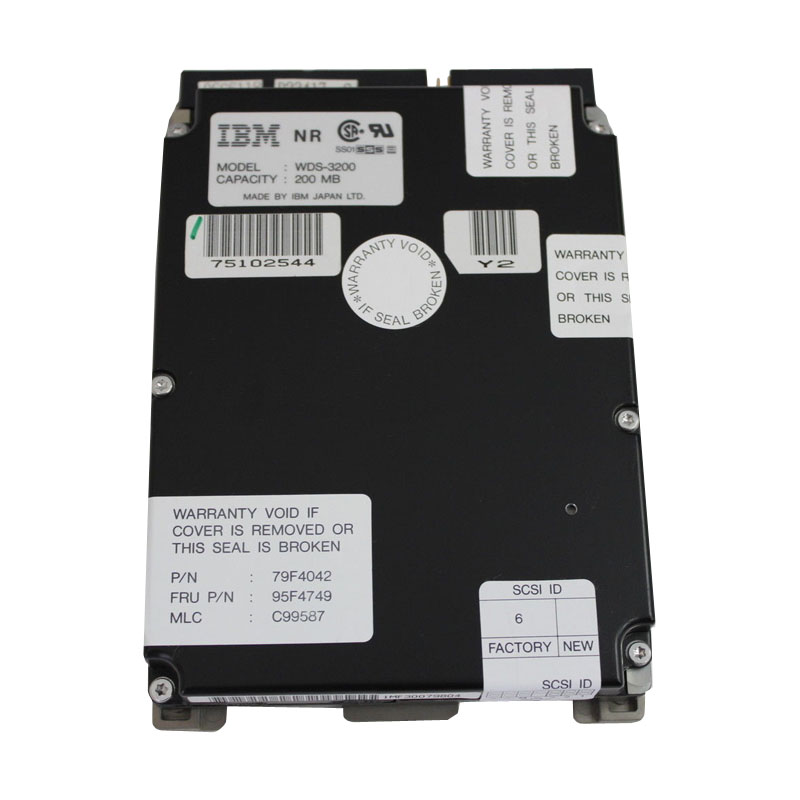IBM - 200MB 50-PIN SCSI 3.5" Hard Drive - WDS-3200