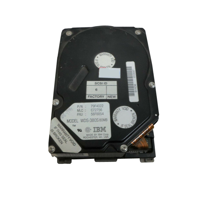 IBM - 80MB 50-PIN SCSI 3.5Inch Hard Drive - WDS380S