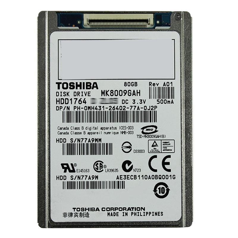 Dell - 80GB 4.2K PATA 1.8" Hard Drive - WH431
