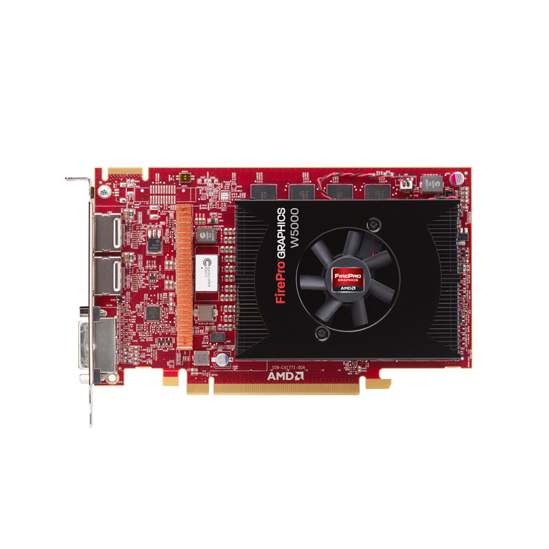 Dell - 2GB PCI-E x16 DVI AMD FirePro W5000 Video Card - WJ2JT