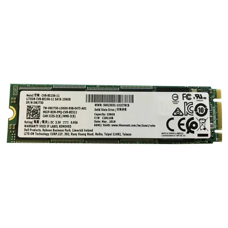 WJT50.jpg Dell - 256GB SATA SSD - WJT50 - Image 1