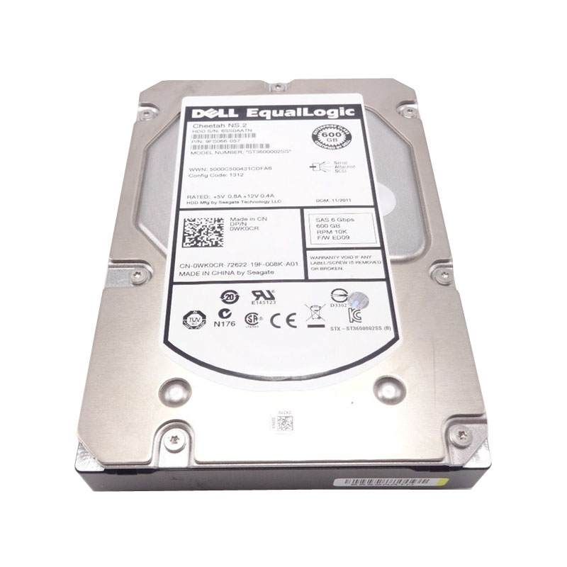 Dell - 600GB 15000RPM 3.5Inch SAS 6GBPS 16MB Hard Drive - WK0CR