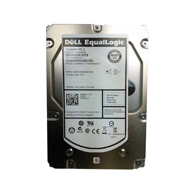 Dell - 600GB 10K SAS 6.0Gbps 3.5" Hard Drive - WK0CT