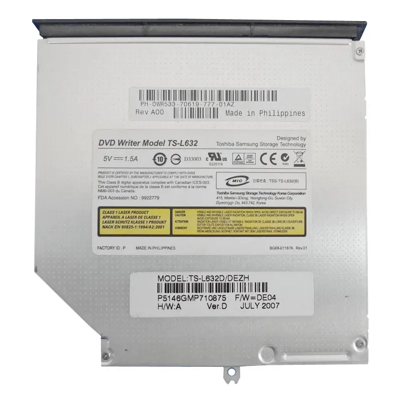 WR533.jpg Dell - IDE DVD Writer Optical Drive - WR533 - Image 1