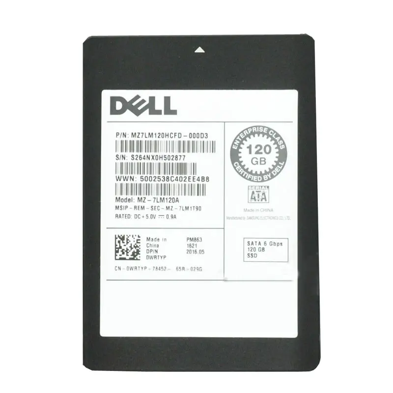 WRTYP.jpg Dell - 120GB SATA 6.0Gbps 2.5" Hard Drive - WRTYP - Image 1