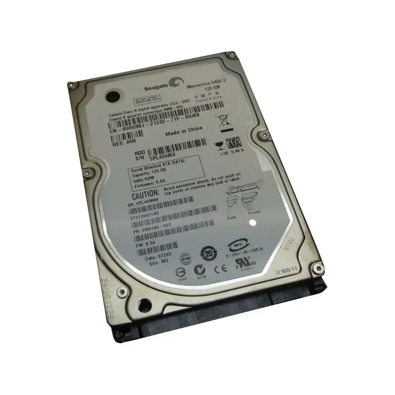 WW961.jpg Dell - 120GB 5.4K SATA 2.5Inch Hard Drive - WW961 - Image 1