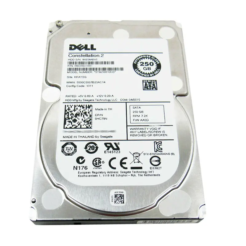 X064N.jpg Dell - 250GB 5400RPM SATA 2.5Inch Hard Drive - X064N - Image 1
