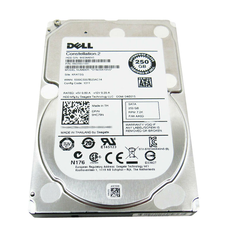 Dell - 250GB 5400RPM SATA 3GBPS 2.5Inch Hard Drive - X0T5R