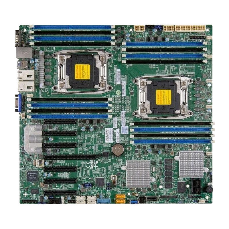 Supermicro - LGA2011-V3 Socket Server Motherboard Only - X10DRH-C