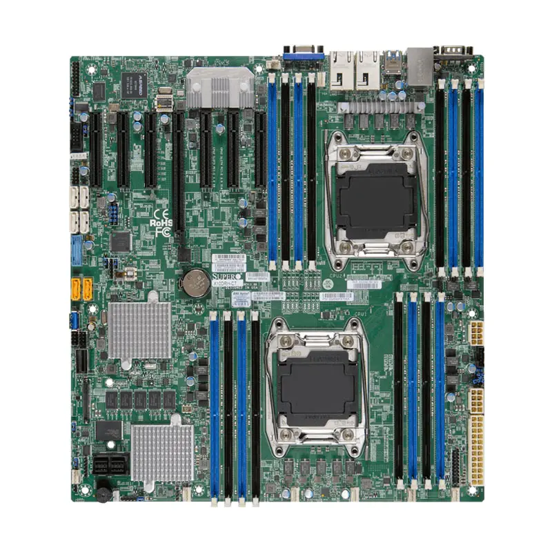 X10DRH-CT.jpg Supermicro - E-ATX Server Motherboard Only - X10DRH-CT - Image 1